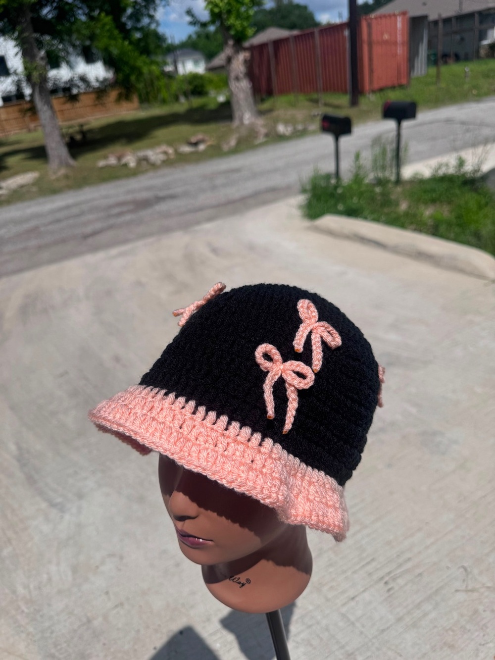 Handmade Crochet Ruffle Hat - Picture 15 of 15